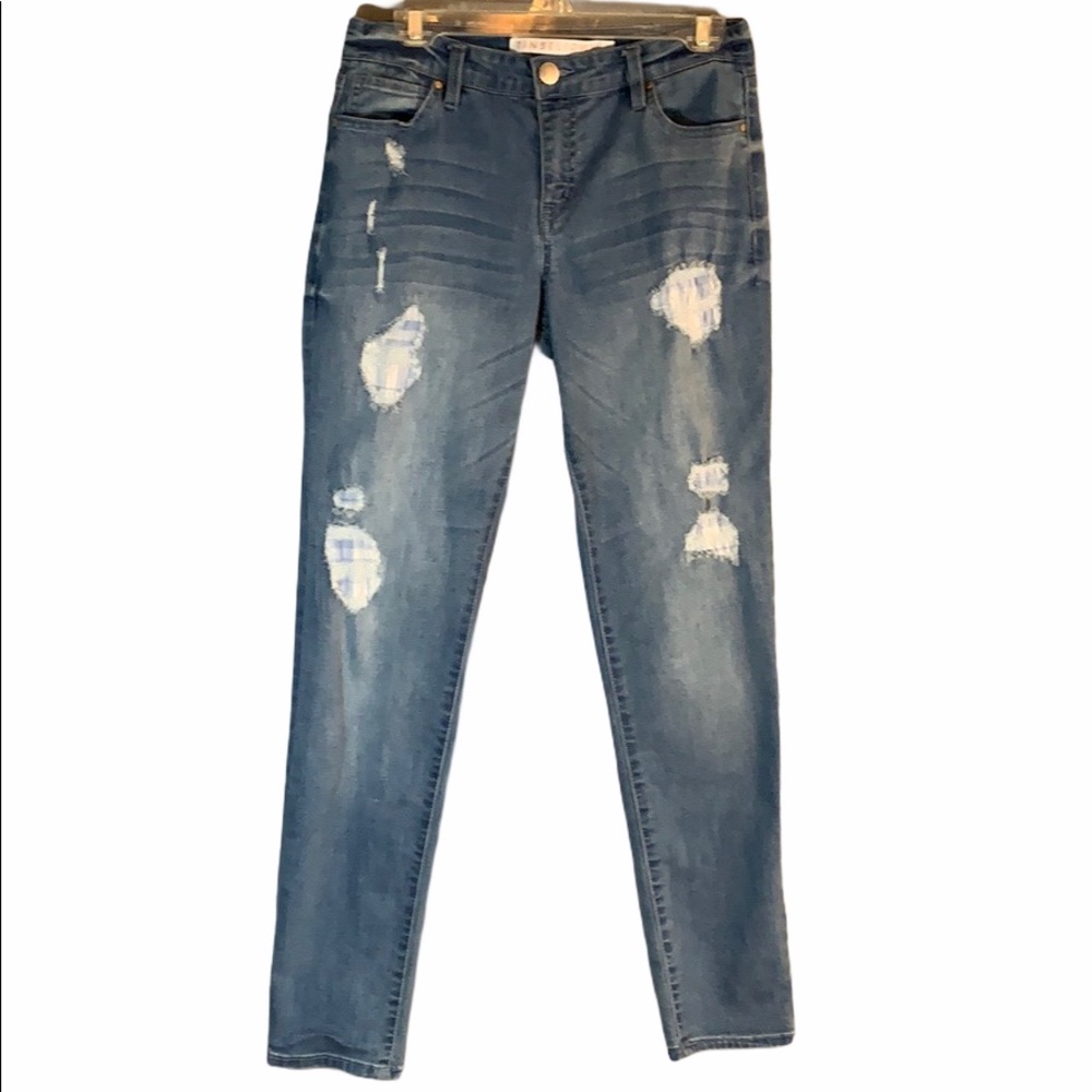 Tinseltown Distressed Skinny Jeans Size 9